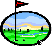 stilisierter Golfplatz